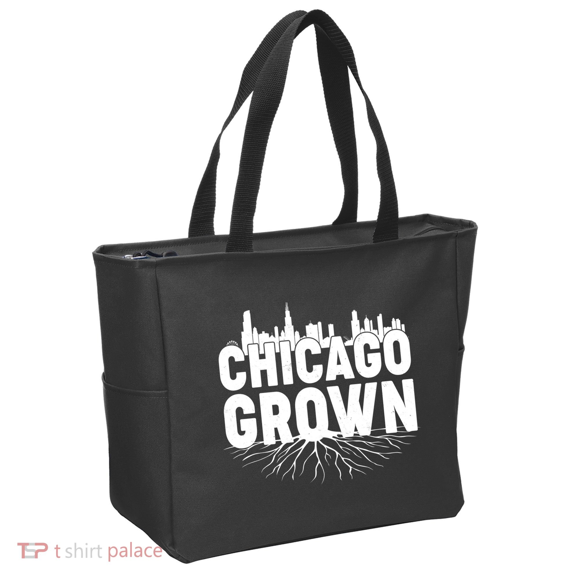 Chicago Grown Skyline Roots Tote Bag