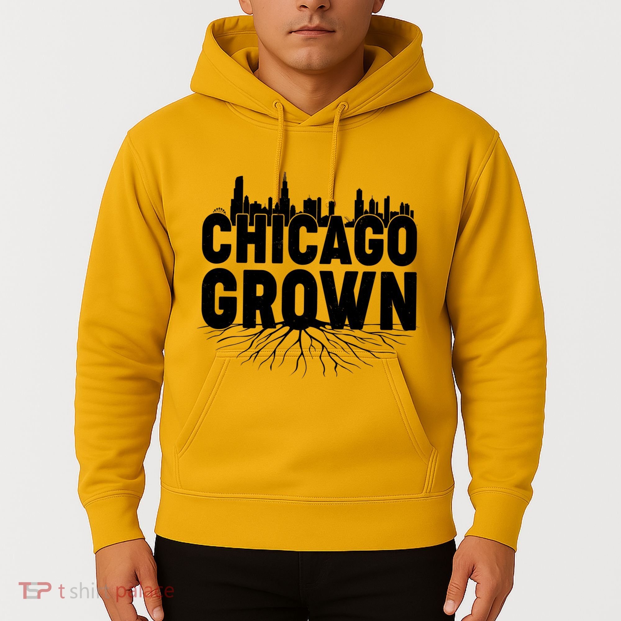 Chicago Grown Skyline Roots Hoodie