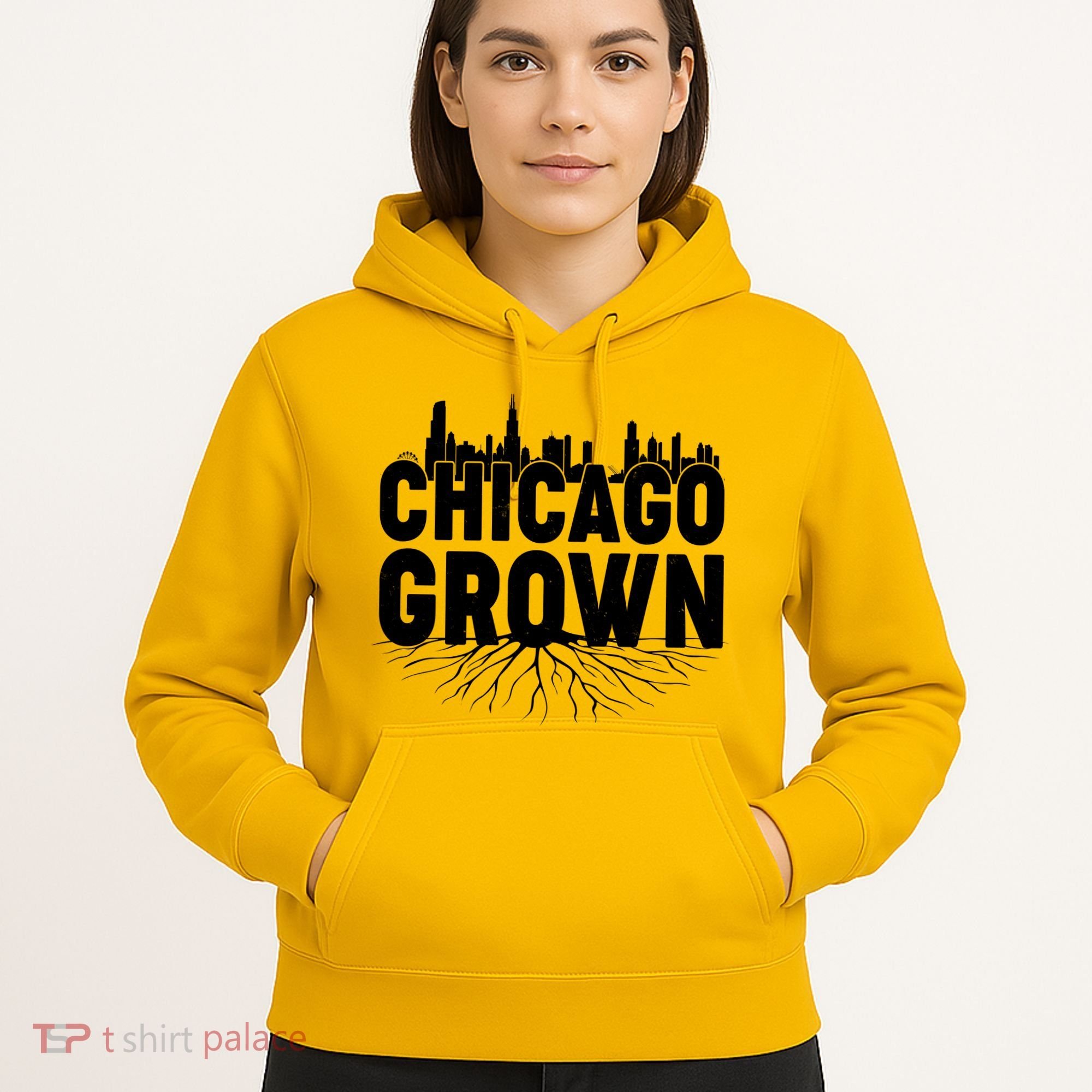 Chicago Grown Skyline Roots Hoodie