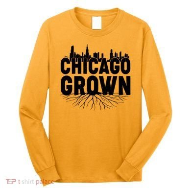 Chicago Grown Skyline Roots Long Sleeve Shirt