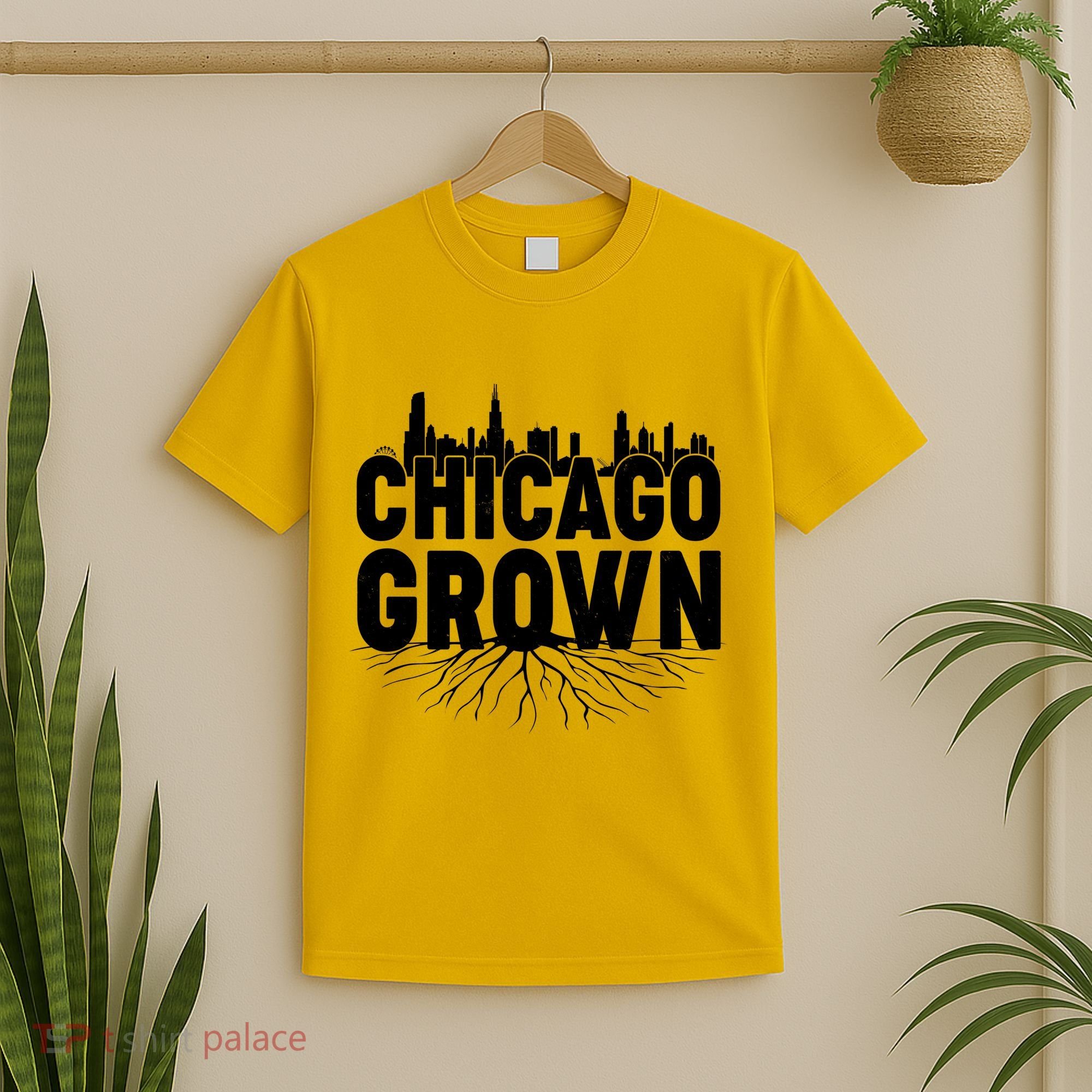 Chicago Grown Skyline Roots T-Shirt