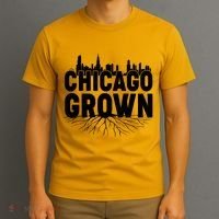 Chicago Grown Skyline Roots T-Shirt thumb 3