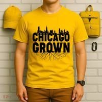 Chicago Grown Skyline Roots T-Shirt thumb 6
