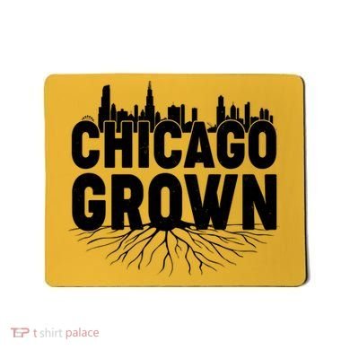 Chicago Grown Skyline Roots Mousepad