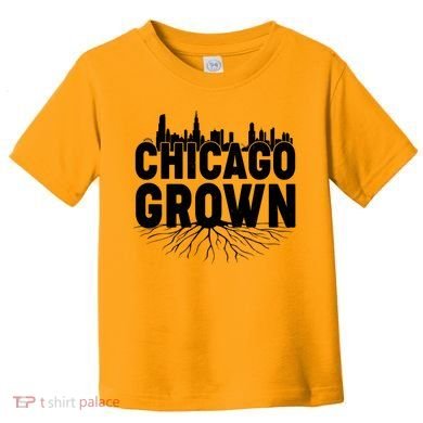 Chicago Grown Skyline Roots Toddler T-Shirt