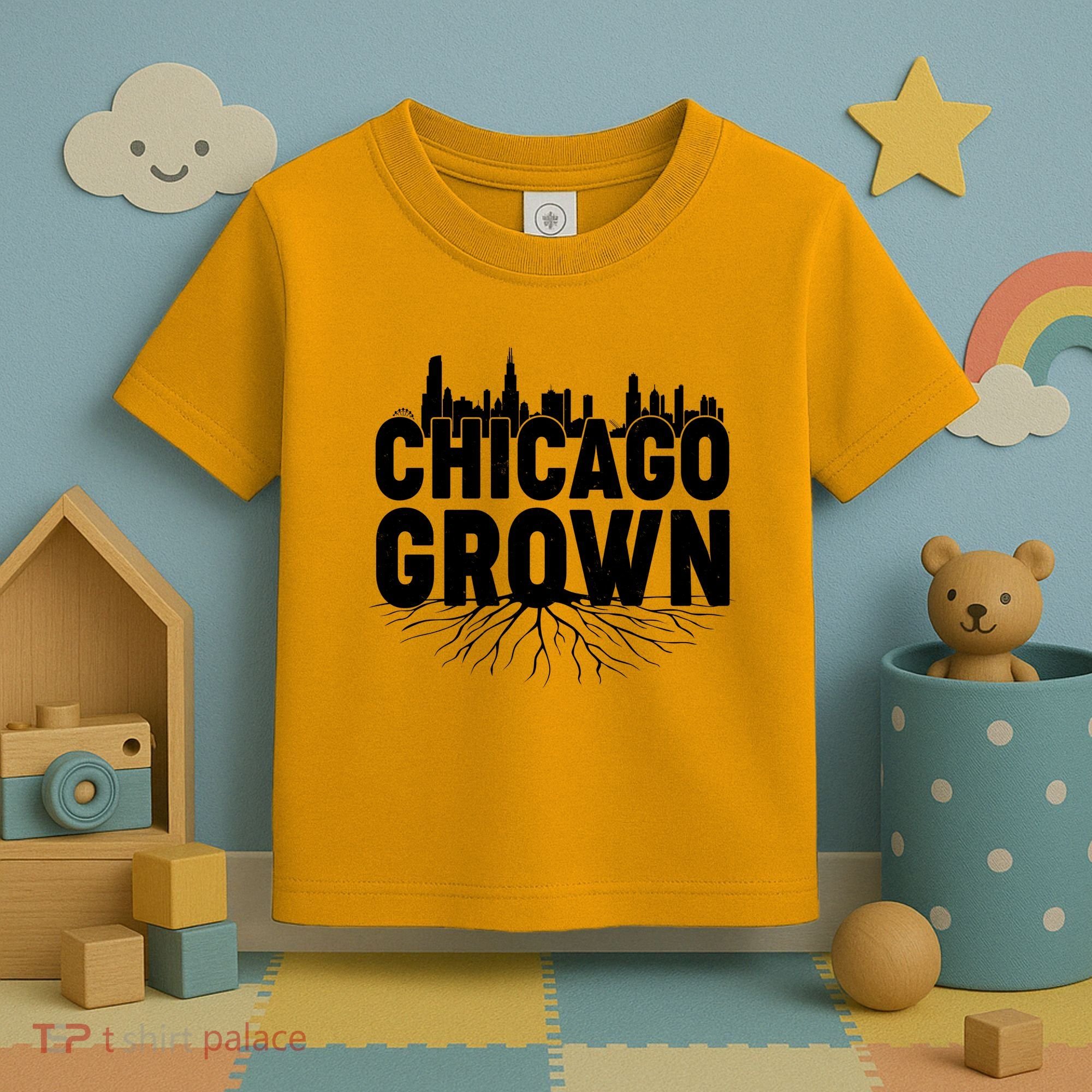 Chicago Grown Skyline Roots Toddler T-Shirt