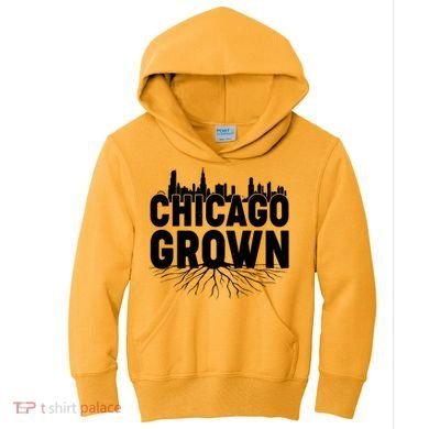 Chicago Grown Skyline Roots Kids Hoodie
