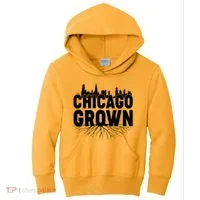 Chicago Grown Skyline Roots Kids Hoodie thumb 0
