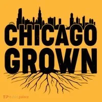 Chicago Grown Skyline Roots Kids Long Sleeve Shirt thumb 2