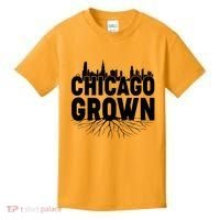 Chicago Grown Skyline Roots Kids T-Shirt thumb 0