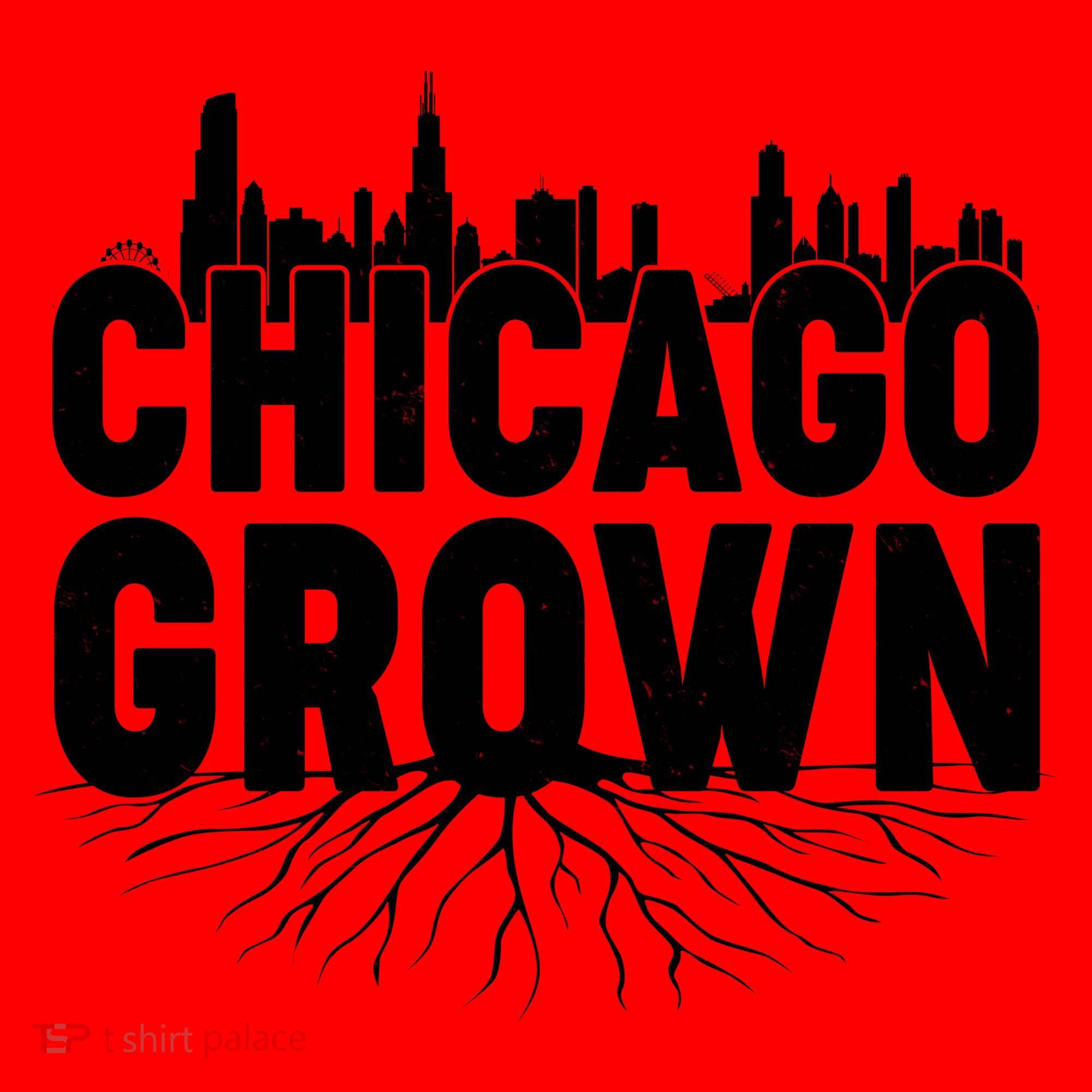 Chicago Grown Skyline Roots Santa Hat