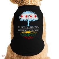 Chicago Grown With Lithuanian Roots Doggie Tank thumb 0