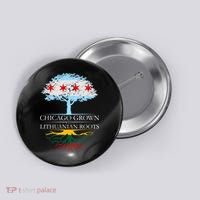 Chicago Grown With Lithuanian Roots Button thumb 0