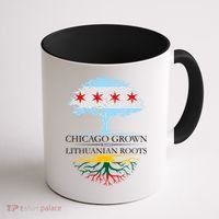 Chicago Grown With Lithuanian Roots Coffee Mug thumb 1