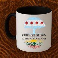 Chicago Grown With Lithuanian Roots Coffee Mug thumb 2
