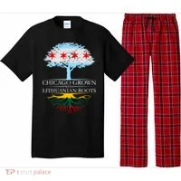 Chicago Grown With Lithuanian Roots Pajama Set thumb 0