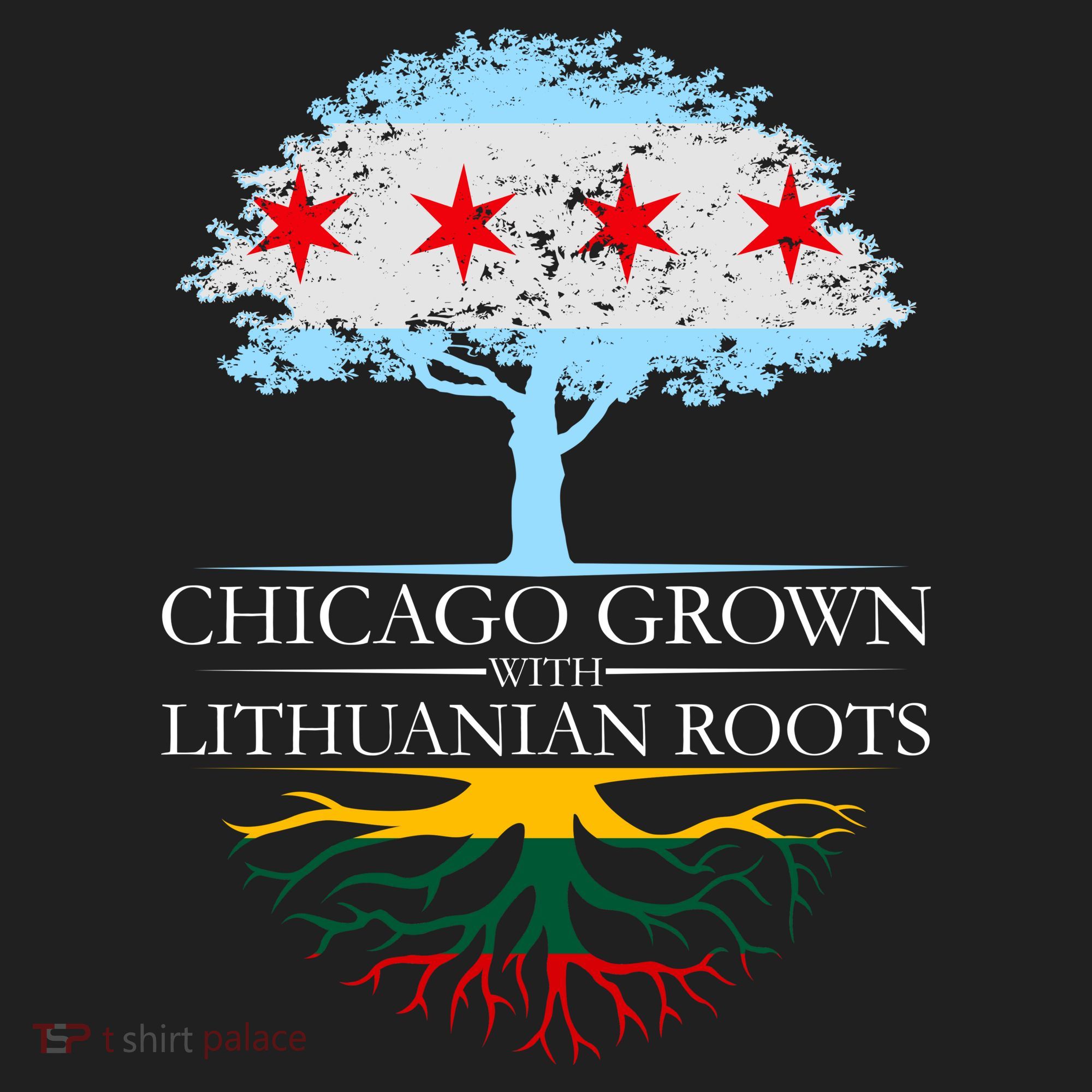 Chicago Grown With Lithuanian Roots Tumbler