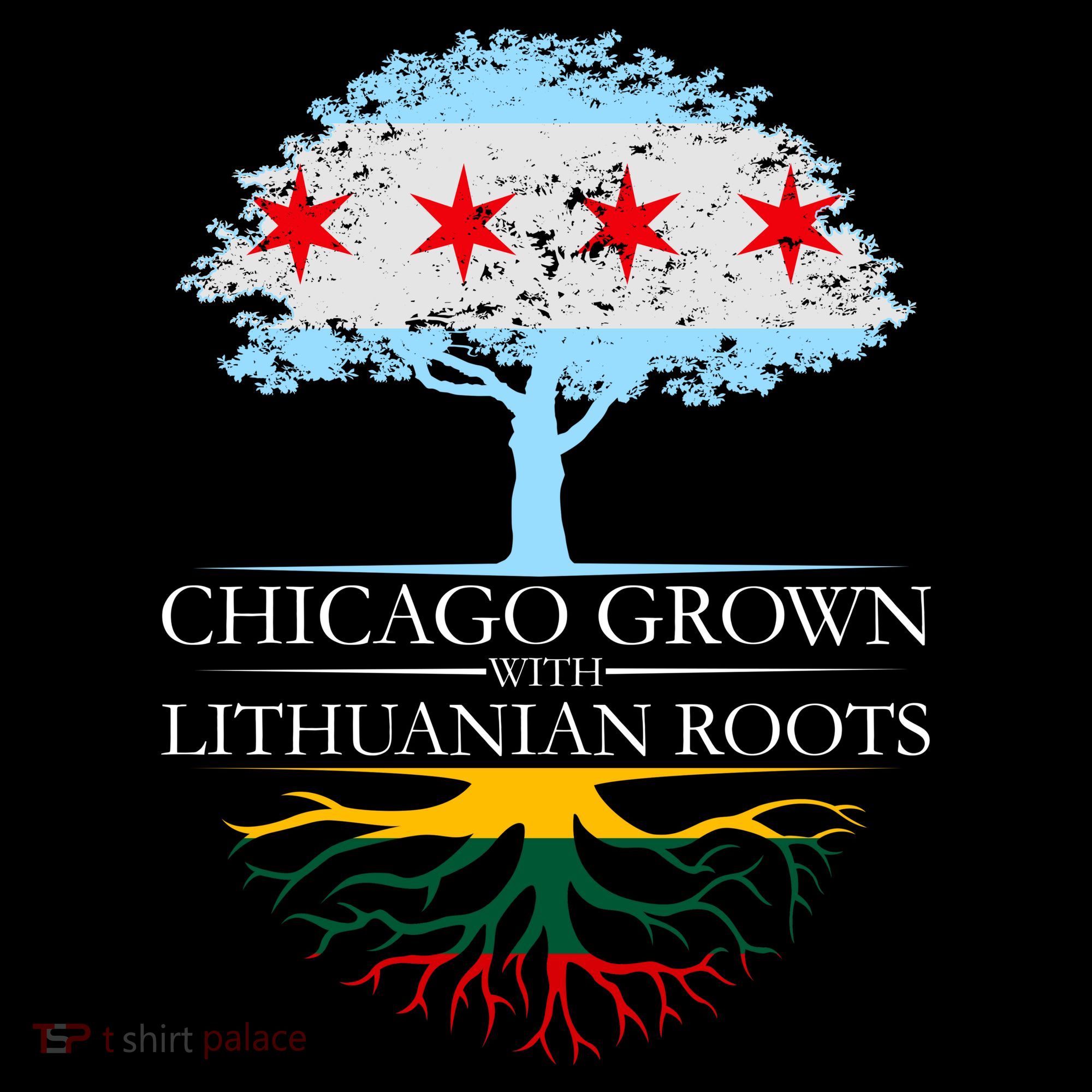Chicago Grown With Lithuanian Roots Ornament