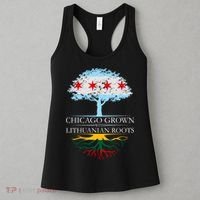 Chicago Grown With Lithuanian Roots Women's Tank Top thumb 3