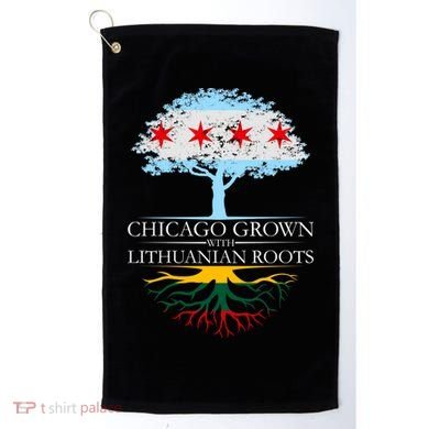 Chicago Grown With Lithuanian Roots Golf Towel