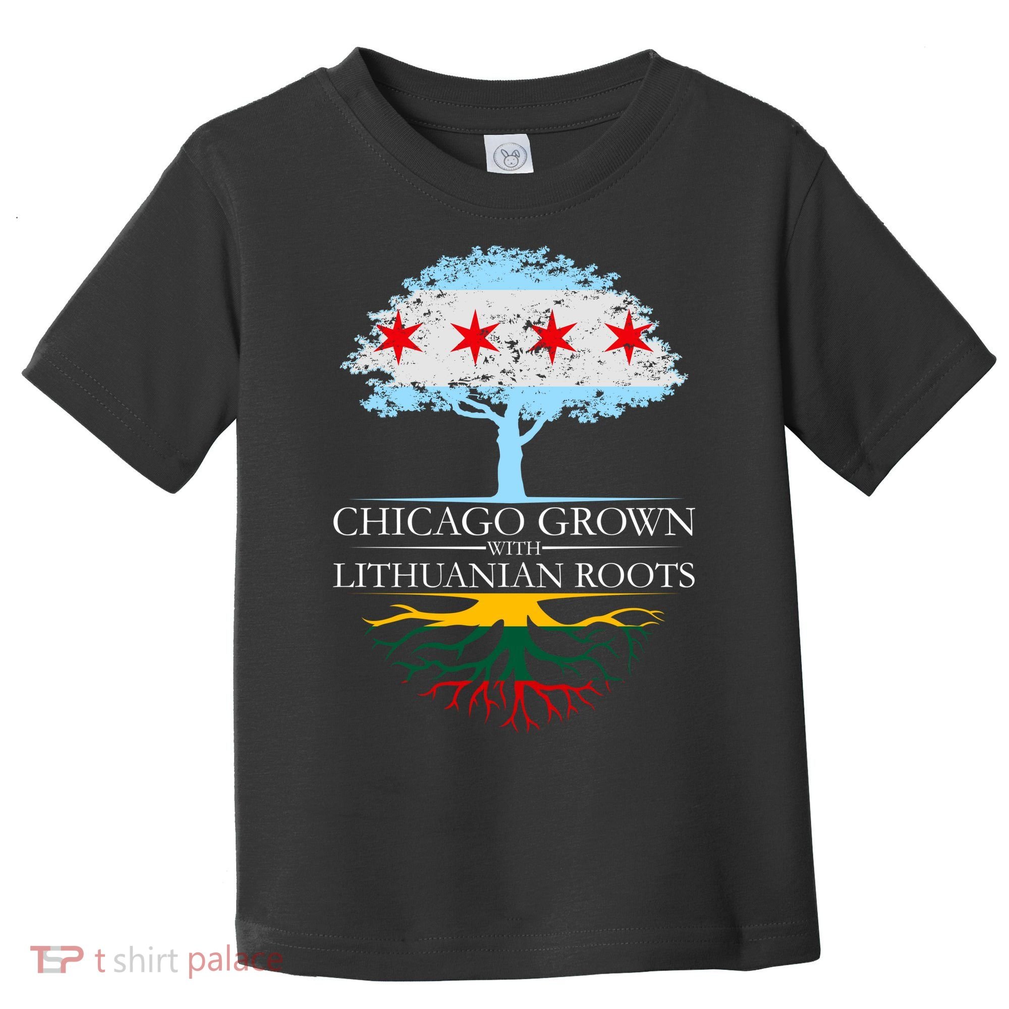 Chicago Grown With Lithuanian Roots Toddler T-Shirt