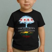 Chicago Grown With Lithuanian Roots Toddler T-Shirt thumb 2