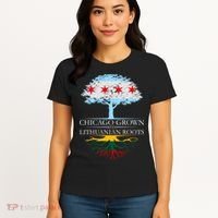 Chicago Grown With Lithuanian Roots Women's T-Shirt thumb 4