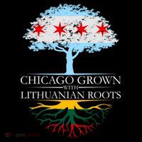 Chicago Grown With Lithuanian Roots Kids Sweatshirt thumb 2
