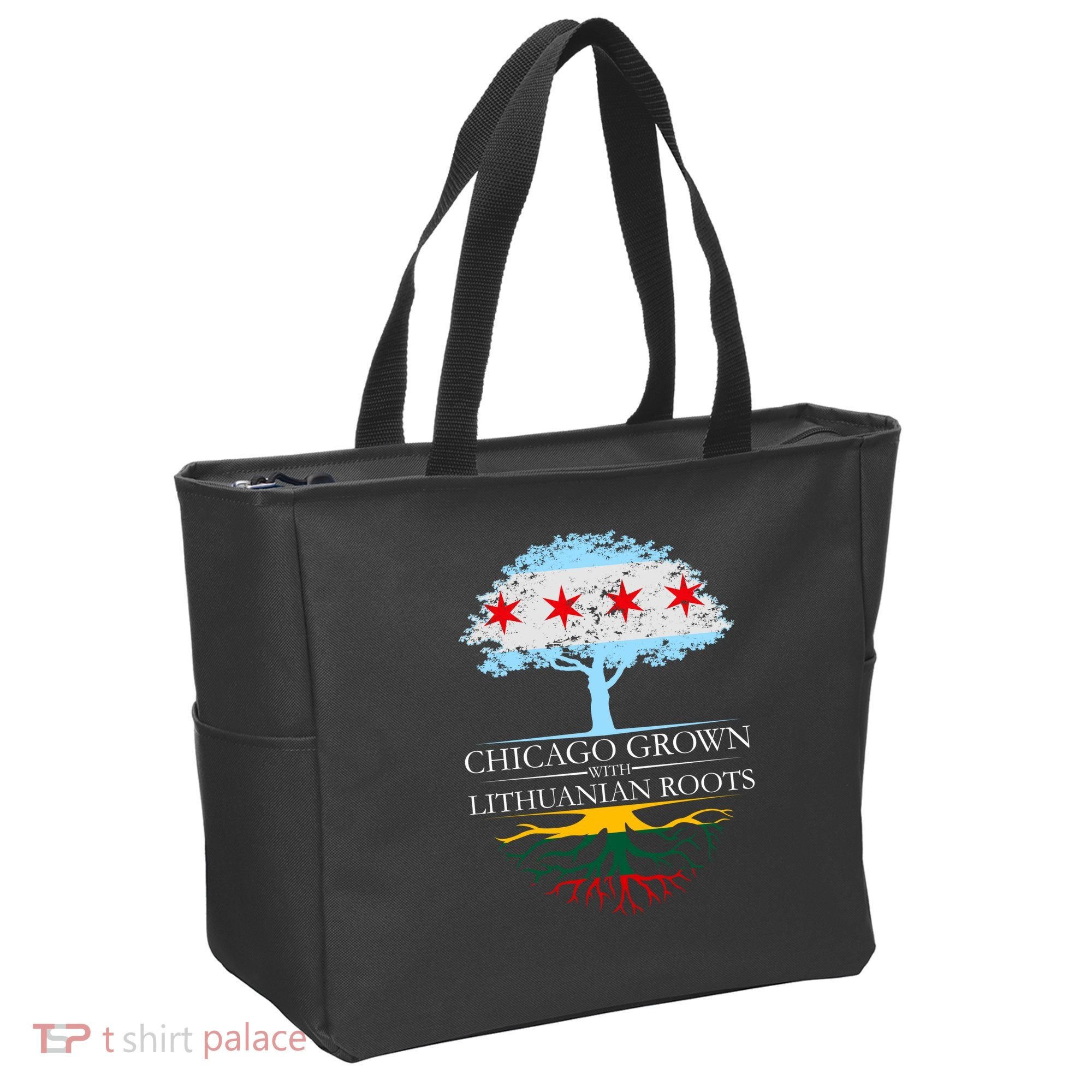 Chicago Grown With Lithuanian Roots Tote Bag
