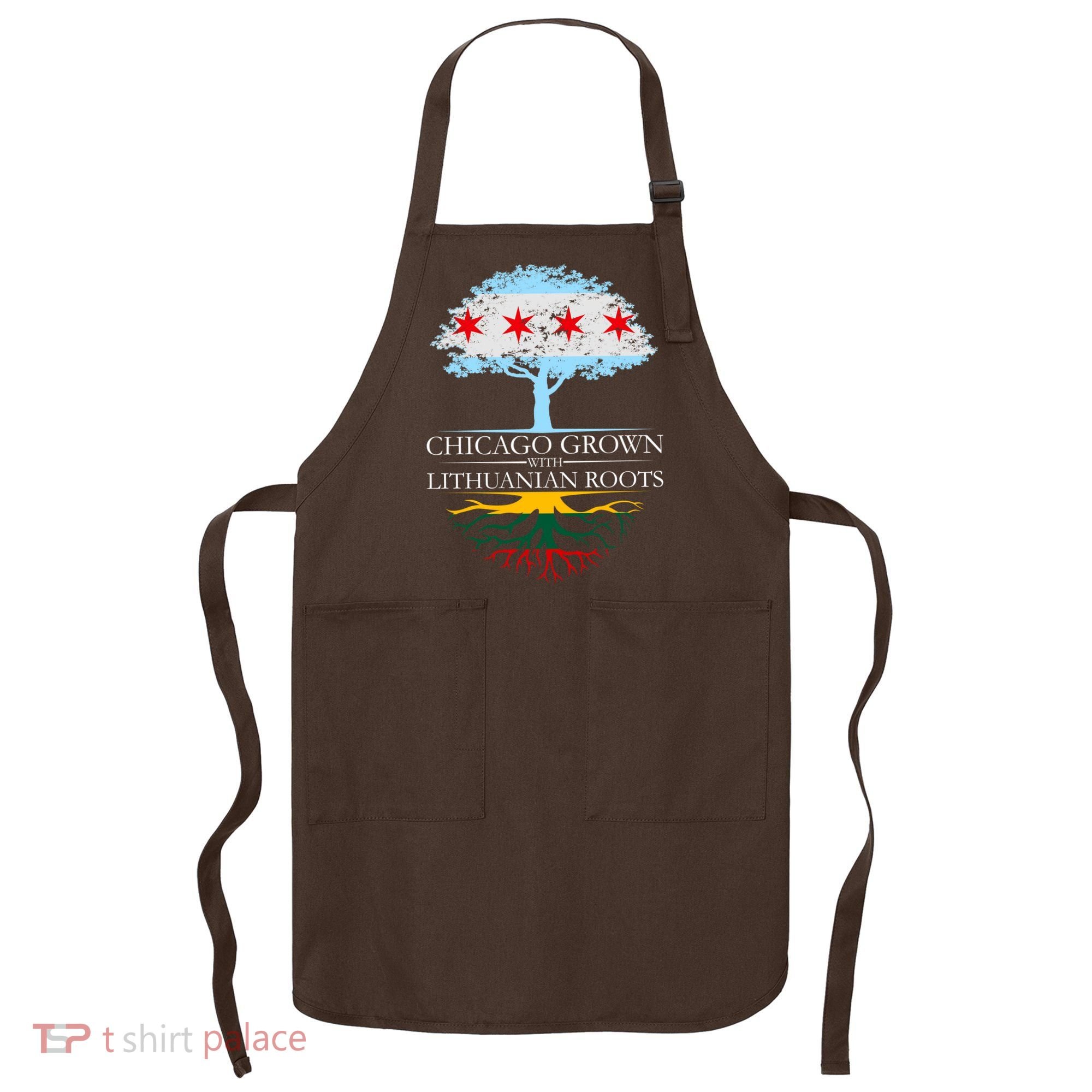 Chicago Grown With Lithuanian Roots Apron