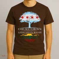 Chicago Grown With Lithuanian Roots T-Shirt thumb 3