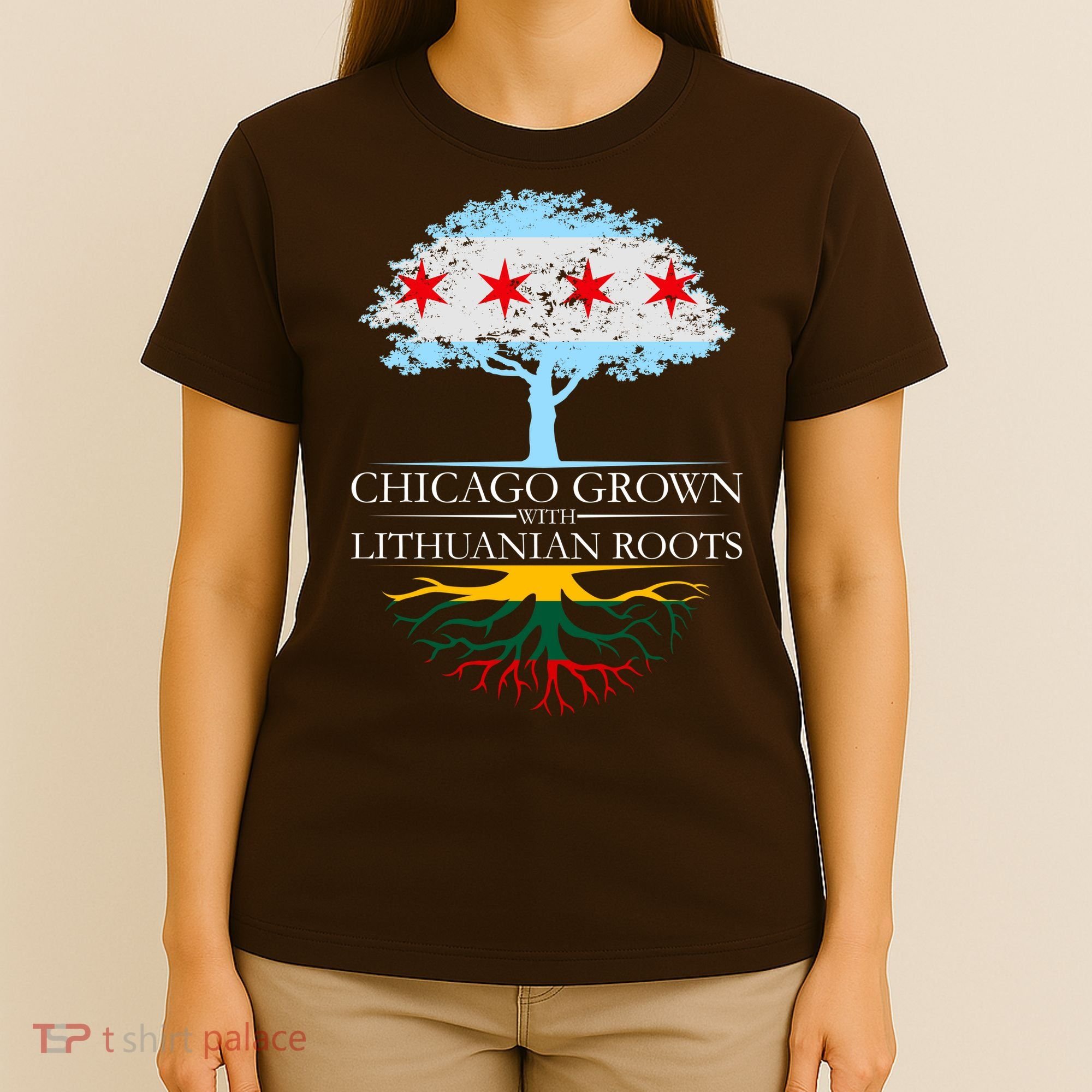 Chicago Grown With Lithuanian Roots T-Shirt