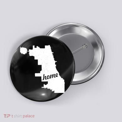 Chicago Home State Button