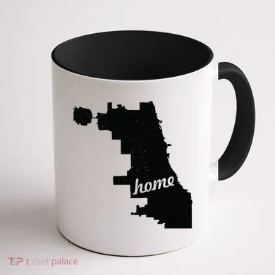 Chicago Home State Coffee Mug back