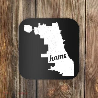 Chicago Home State Coaster
