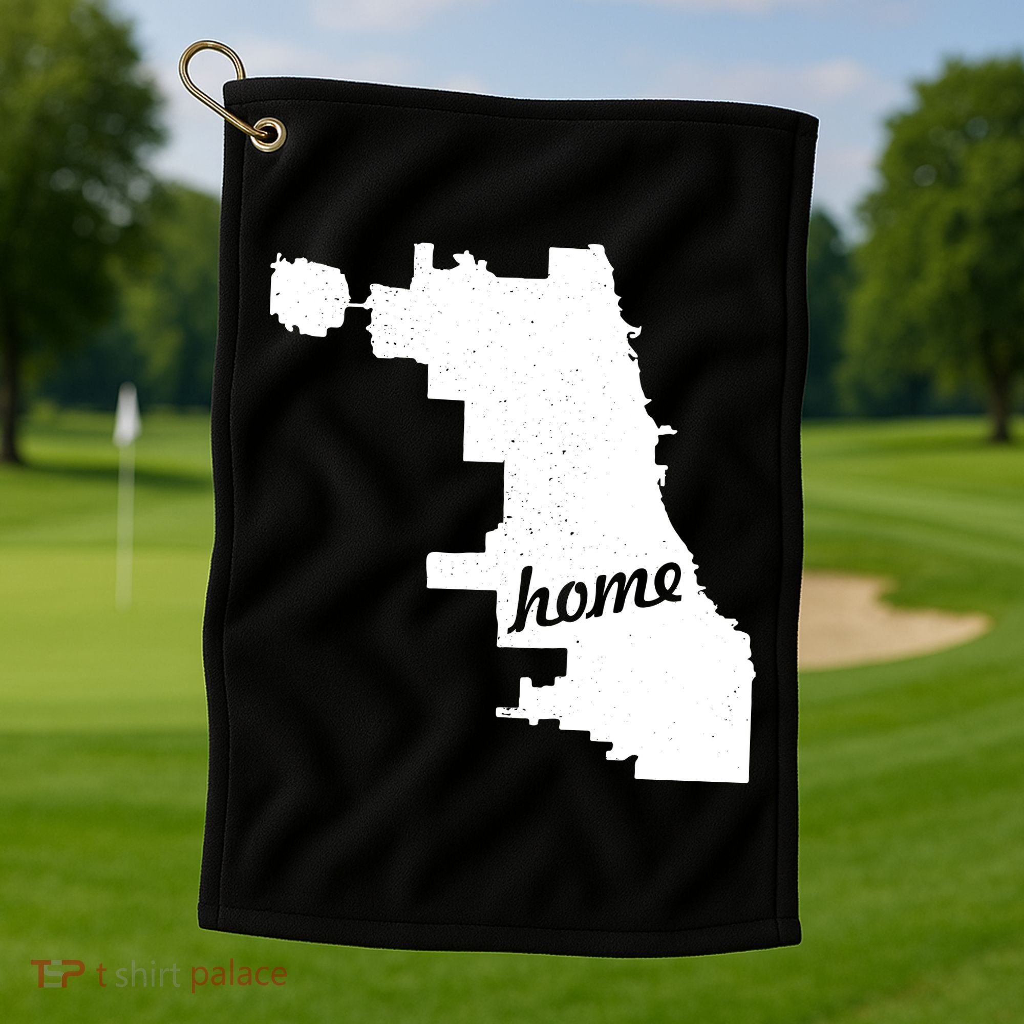 Chicago Home State Golf Towel