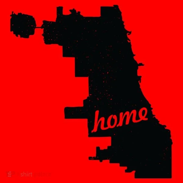 Chicago Home State Santa Hat