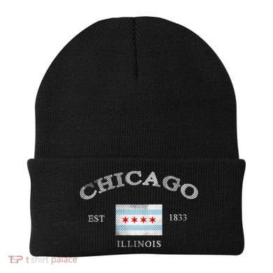 Chicago Illinois Est 1833 Beanie