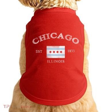 Chicago Illinois Est 1833 Doggie Tank
