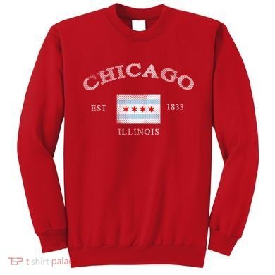 Chicago Illinois Est 1833 Sweatshirt