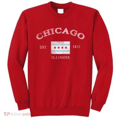 Chicago Illinois Est 1833 Sweatshirt