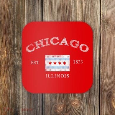 Chicago Illinois Est 1833 Coaster