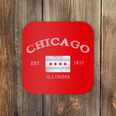 Chicago Illinois Est 1833 Coaster