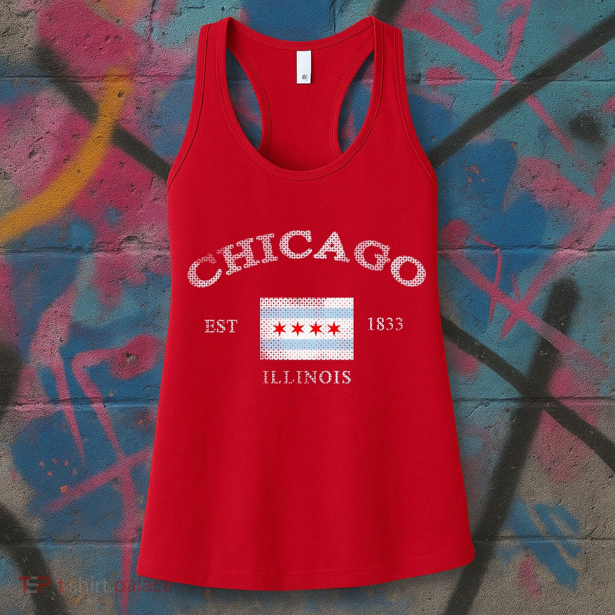 Chicago Illinois Est 1833 Women's Tank Top