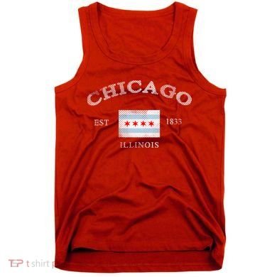 Chicago Illinois Est 1833 Tank Top