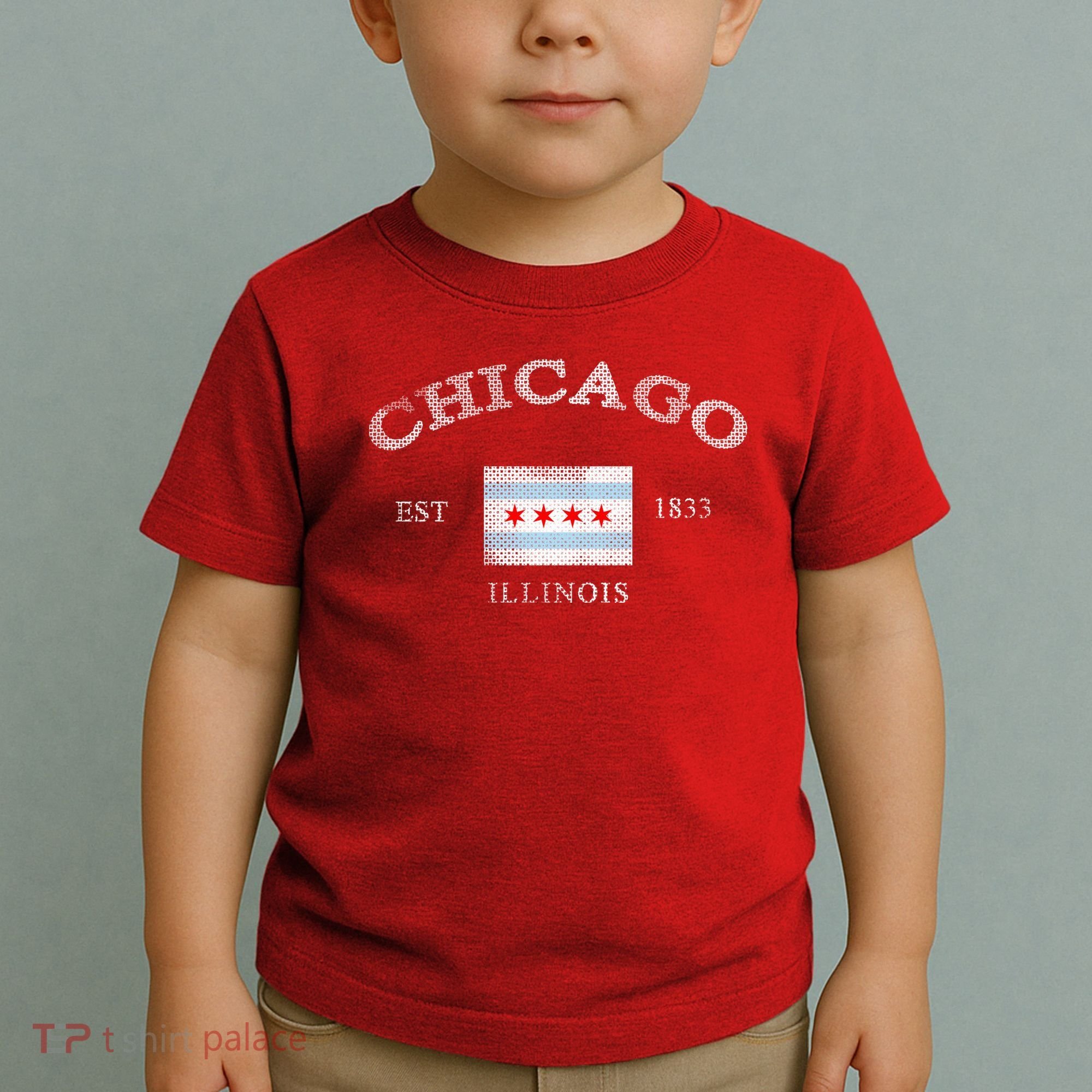 Chicago Illinois Est 1833 Toddler T-Shirt