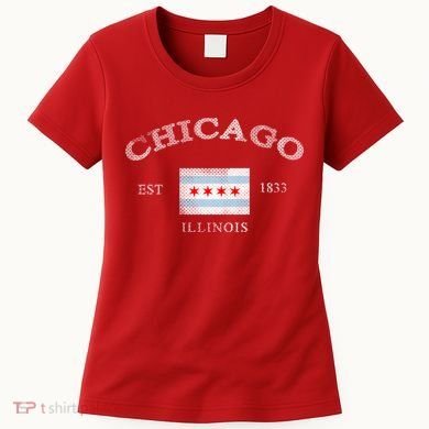 Chicago Illinois Est 1833 Women's T-Shirt