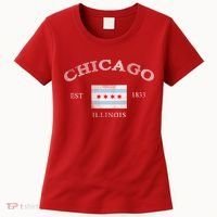 Chicago Illinois Est 1833 Women's T-Shirt thumb 0
