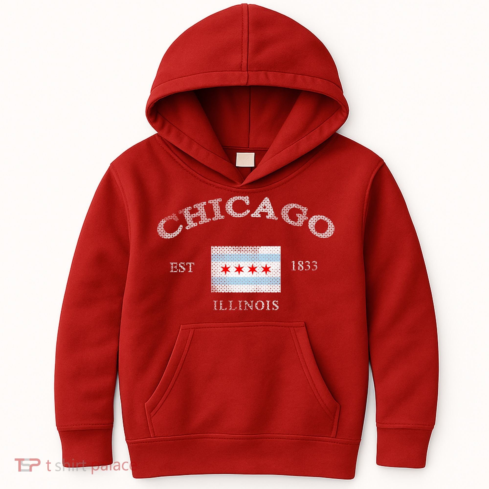 Chicago Illinois Est 1833 Kids Hoodie