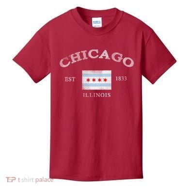 Chicago Illinois Est 1833 Kids T-Shirt